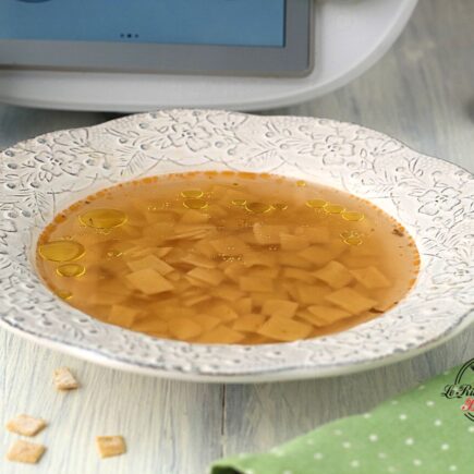 QUADRUCCI IN BRODO RICETTA BIMBY