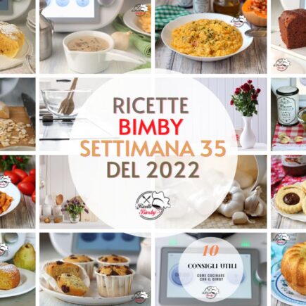 RICETTE BIMBY SETTIMANA 35 del 2022