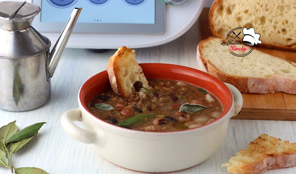 ZUPPA DI FARRO E LEGUMI BIMBY