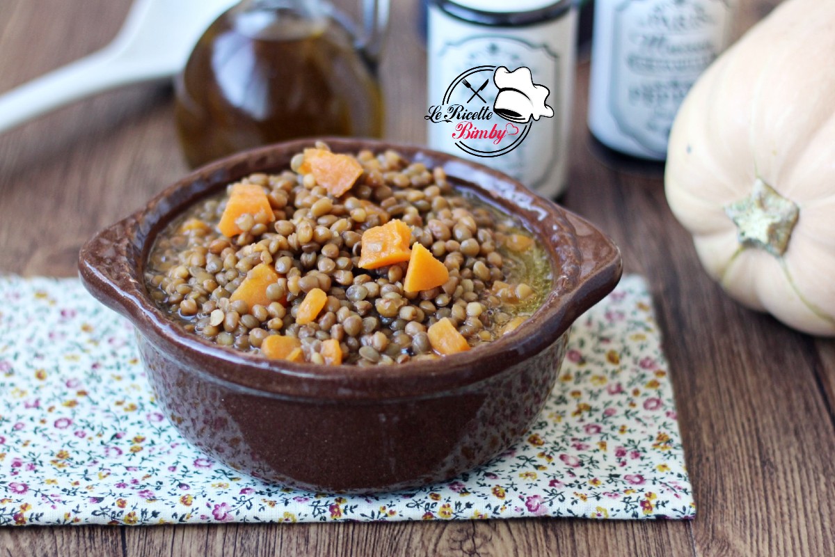 ZUPPA DI LENTICCHIE E ZUCCA BIMBY
