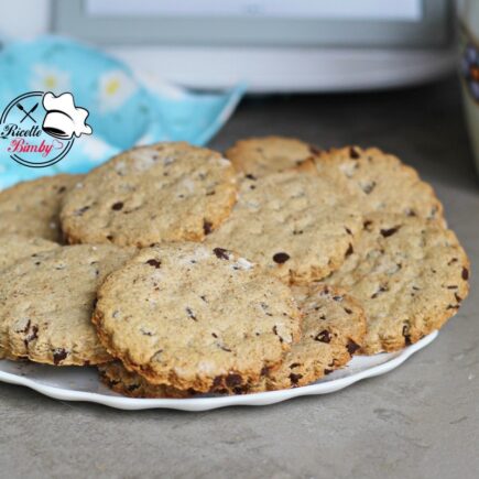 BISCOTTI ALL'AVENA E CIOCCOLATO BIMBY
