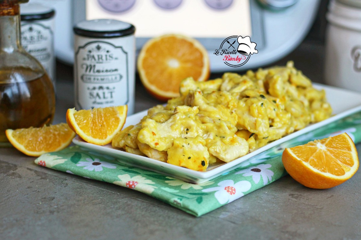 BOCCONCINI DI POLLO ALL'ARANCIA BIMBY