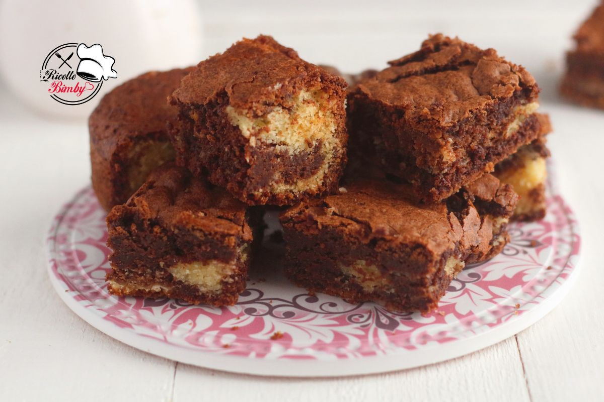 BROWNIES MARMORIZZATO BIMBY