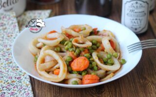 CALAMARI E PISELLI IN UMIDO BIMBY