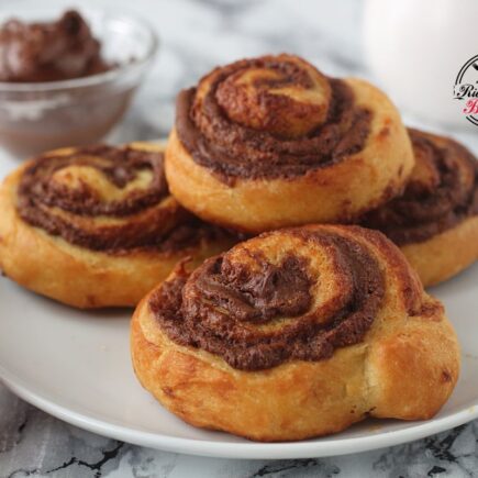 GIRELLE DI PAN BRIOCHE ALLA NUTELLA BIMBY