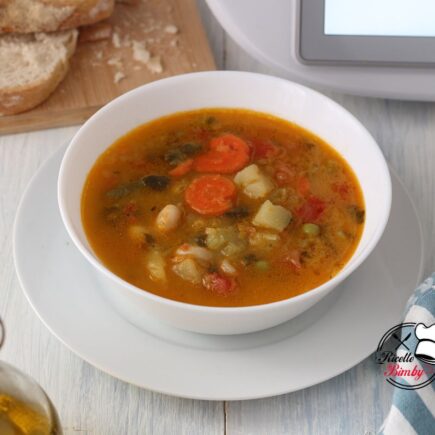 MINESTRONE CON PREPARATO SURGELATO BIMBY