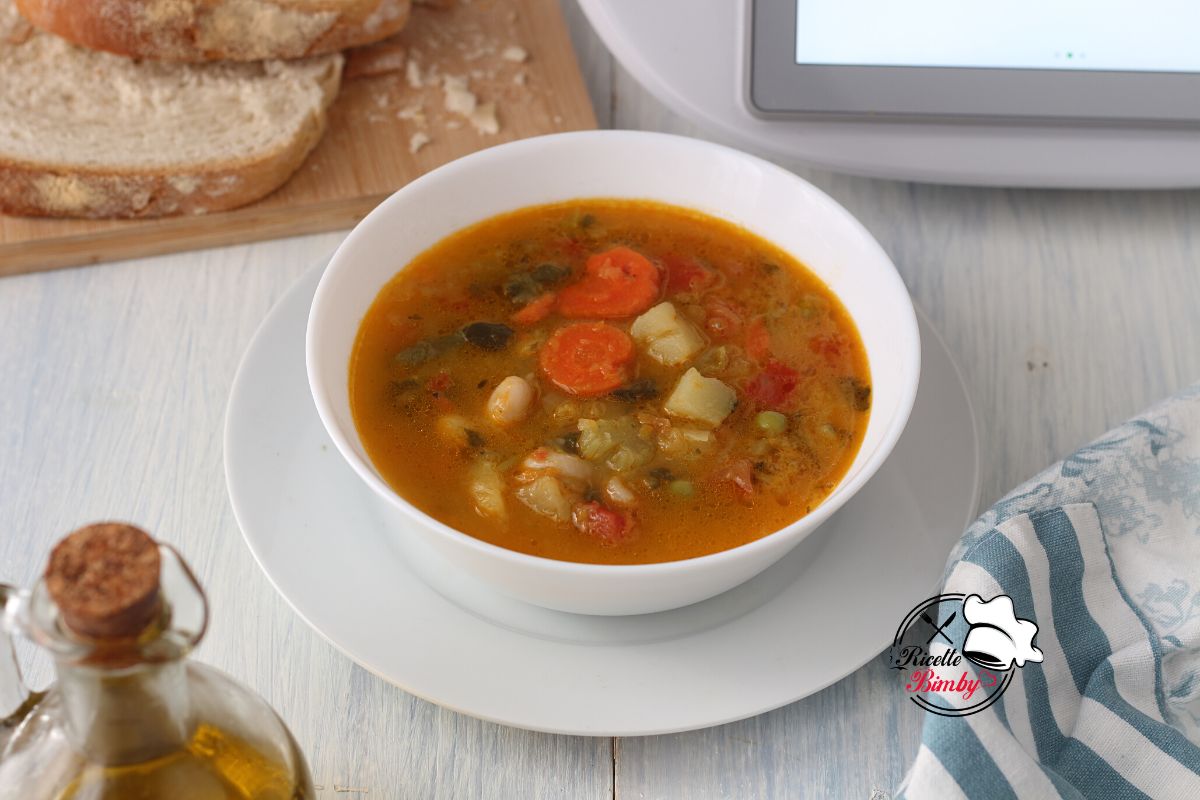 MINESTRONE CON PREPARATO SURGELATO BIMBY