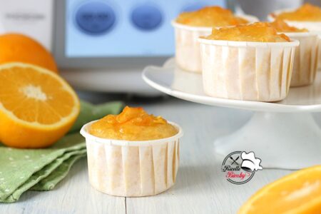 MUFFIN ALLA MARMELLATA DI ARANCE BIMBY