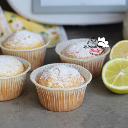 MUFFIN ALLA RICOTTA E LIMONE BIMBY