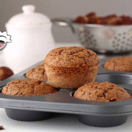 MUFFIN ALLE CASTAGNE E CIOCCOLATO BIMBY
