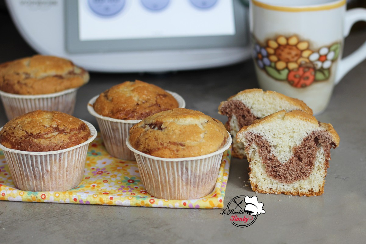 MUFFIN ALLO YOGURT BICOLORE BIMBY