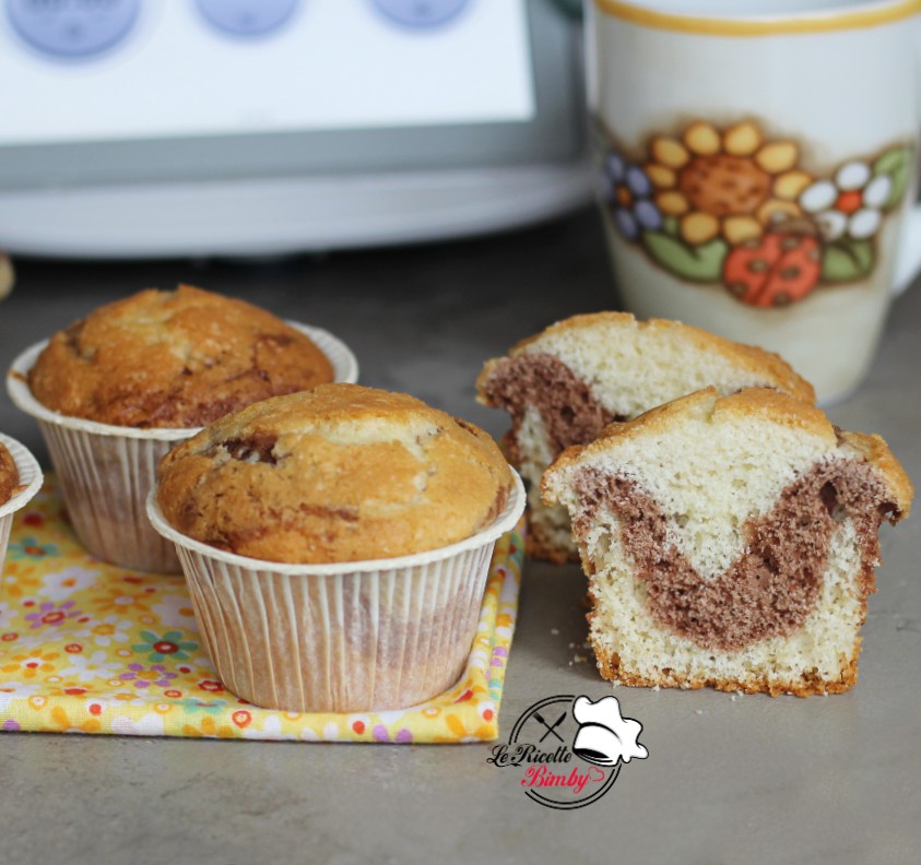 MUFFIN ALLO YOGURT BICOLORE BIMBY