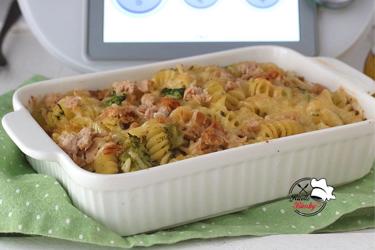 PASTA AL FORNO TONNO E BROCCOLI BIMBY