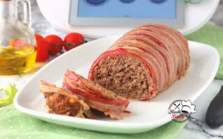 POLPETTONE ARROTOLATO CON PANCETTA BIMBY