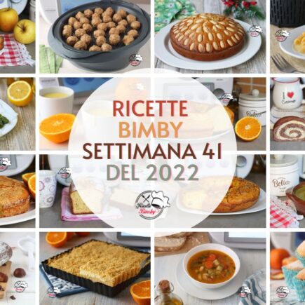 RICETTE BIMBY SETTIMANA 41 del 2022