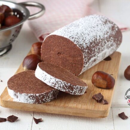 SALAME AL CIOCCOLATO E CASTAGNE BIMBY