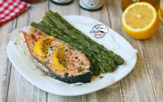 SALMONE CON ASPARAGI BIMBY