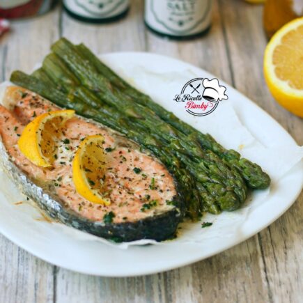 SALMONE CON ASPARAGI BIMBY