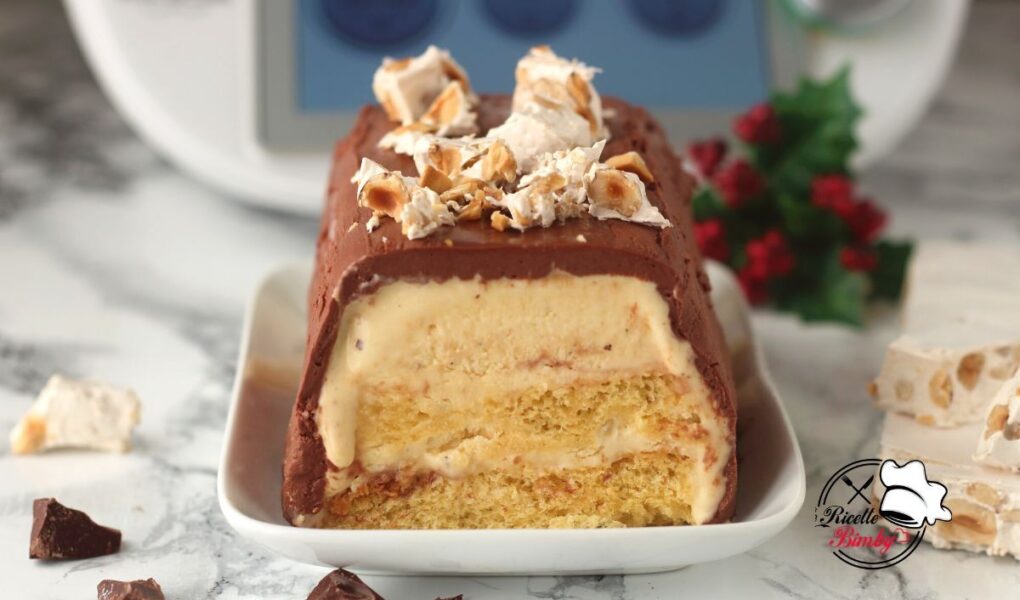 SEMIFREDDO AL TORRONE E PANDORO BIMBY