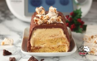 SEMIFREDDO AL TORRONE E PANDORO BIMBY