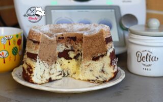 CHIFFON CAKE BICOLORE AL CAFFE' BIMBY