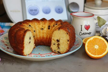 CIAMBELLA ALLO YOGURT E ARANCIA BIMBY