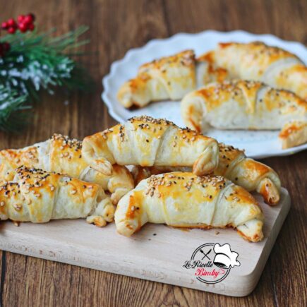 CORNETTI SALATI DI PASTA SFOGLIA BIMBY