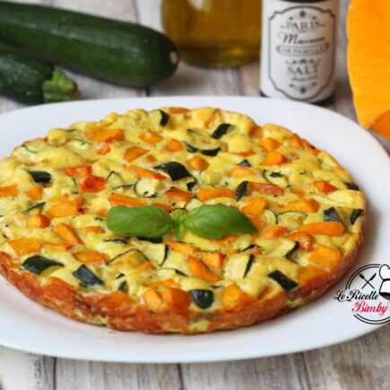 FRITTATA DI ZUCCA E ZUCCHINE BIMBY