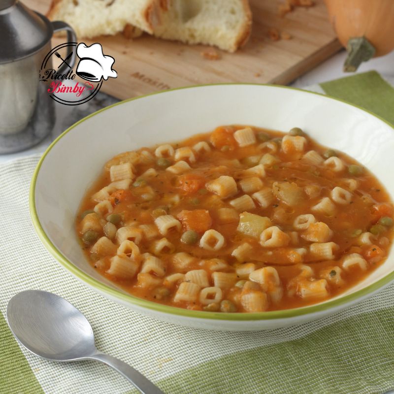 MINESTRA DI ZUCCA E PATATE BIMBY