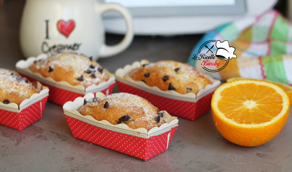 MINI PLUMCAKE ALL'ARANCIA E RICOTTA BIMBY