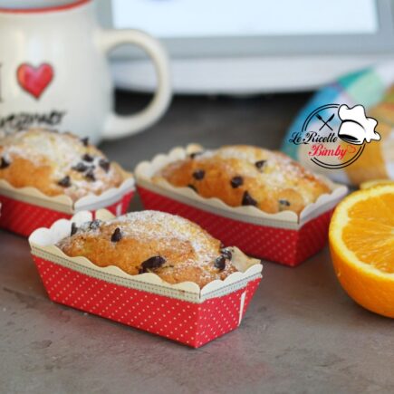 MINI PLUMCAKE ALL'ARANCIA E RICOTTA BIMBY