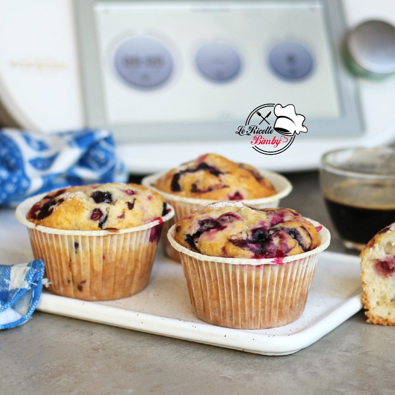 MUFFIN AI FRUTTI DI BOSCO E RICOTTA BIMBY