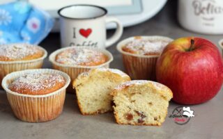 MUFFIN ALLE MELE E UVETTA BIMBY soffici