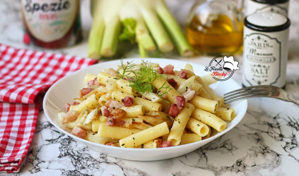 PASTA FINOCCHI E PANCETTA BIMBY