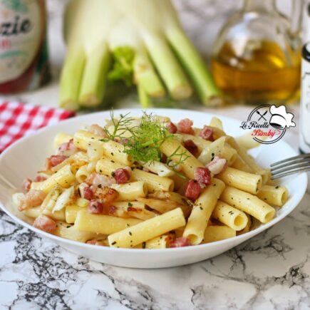 PASTA FINOCCHI E PANCETTA BIMBY