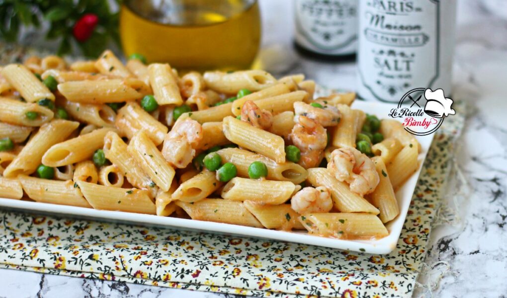 PASTA GAMBERI E PISELLI BIMBY