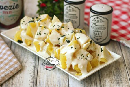 PATATE CON SALSA ALLO YOGURT BIMBY