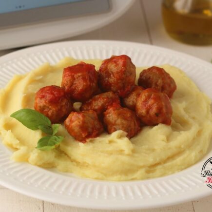 POLPETTINE CON PURE' E SUGO AL POMODORO BIMBY