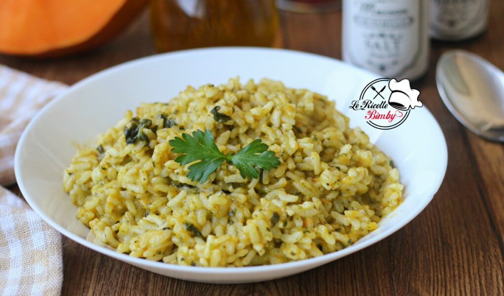 RISOTTO ALLA ZUCCA E SPINACI BIMBY