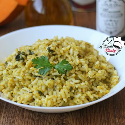 RISOTTO ALLA ZUCCA E SPINACI BIMBY