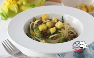 SPAGHETTI SCAROLA E OLIVE BIMBY