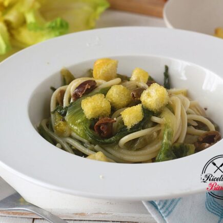 SPAGHETTI SCAROLA E OLIVE BIMBY