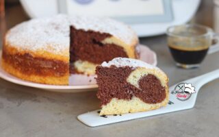TORTA ALLA PANNA BICOLORE BIMBY