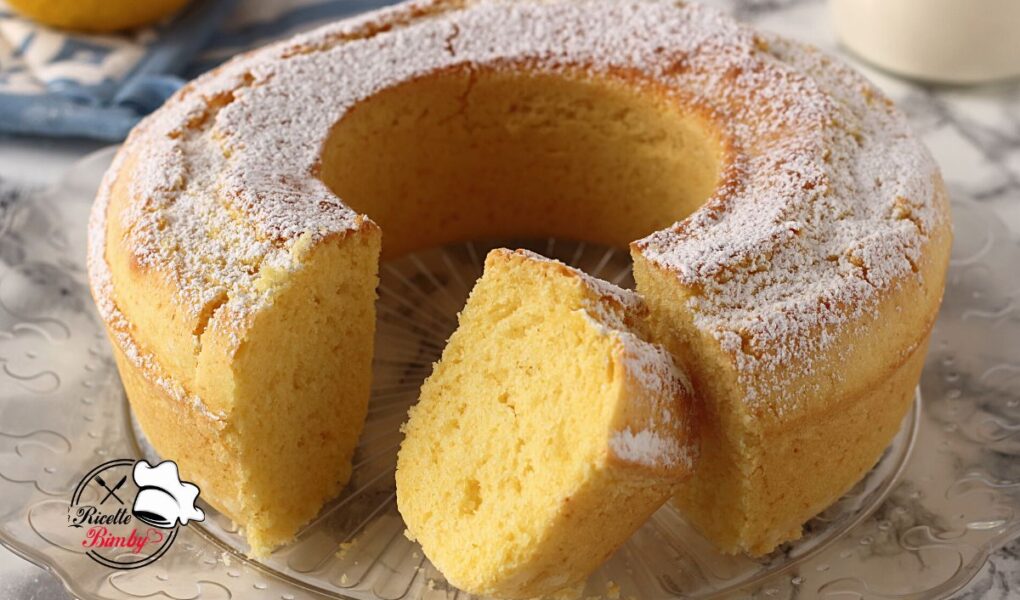 CIAMBELLA SOFFICE ALLA PANNA E LIMONE BIMBY