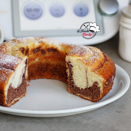 CIAMBELLA NUVOLA ALLO YOGURT BICOLORE BIMBY