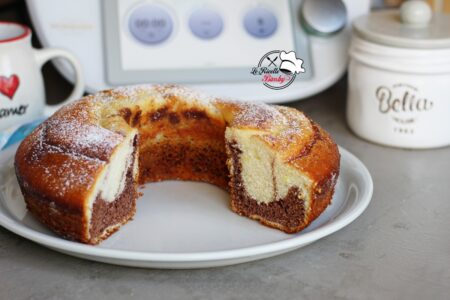 CIAMBELLA NUVOLA ALLO YOGURT BICOLORE BIMBY