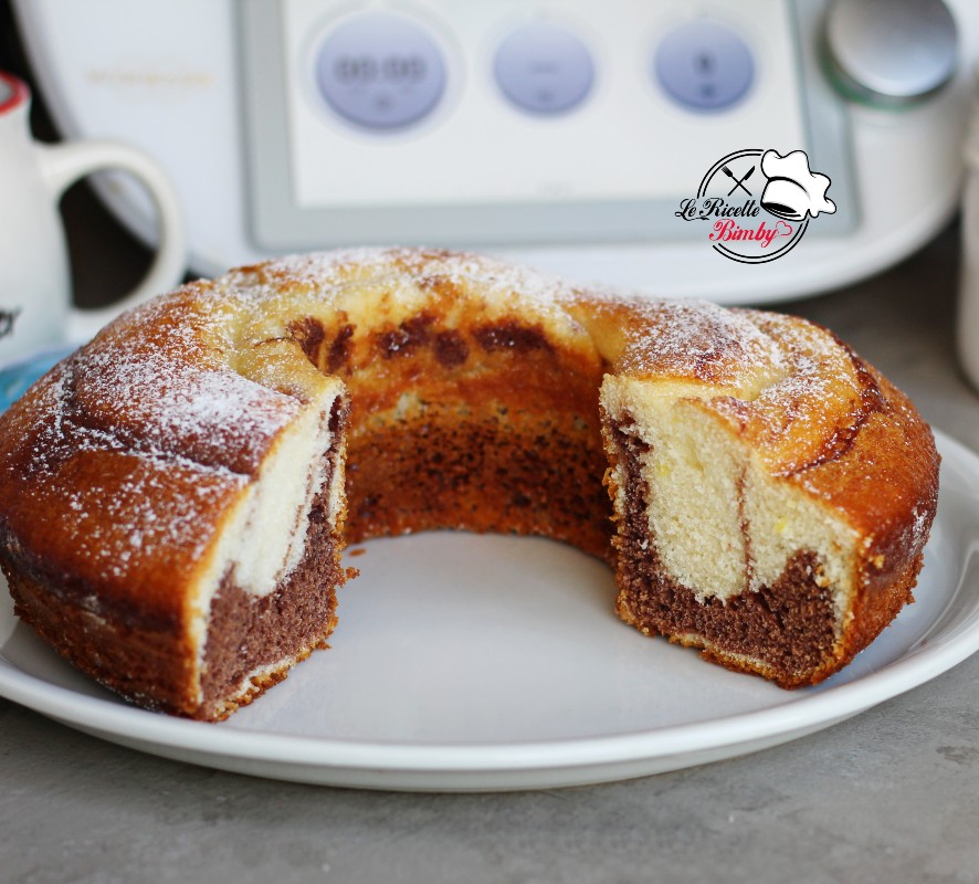 CIAMBELLA NUVOLA ALLO YOGURT BICOLORE BIMBY