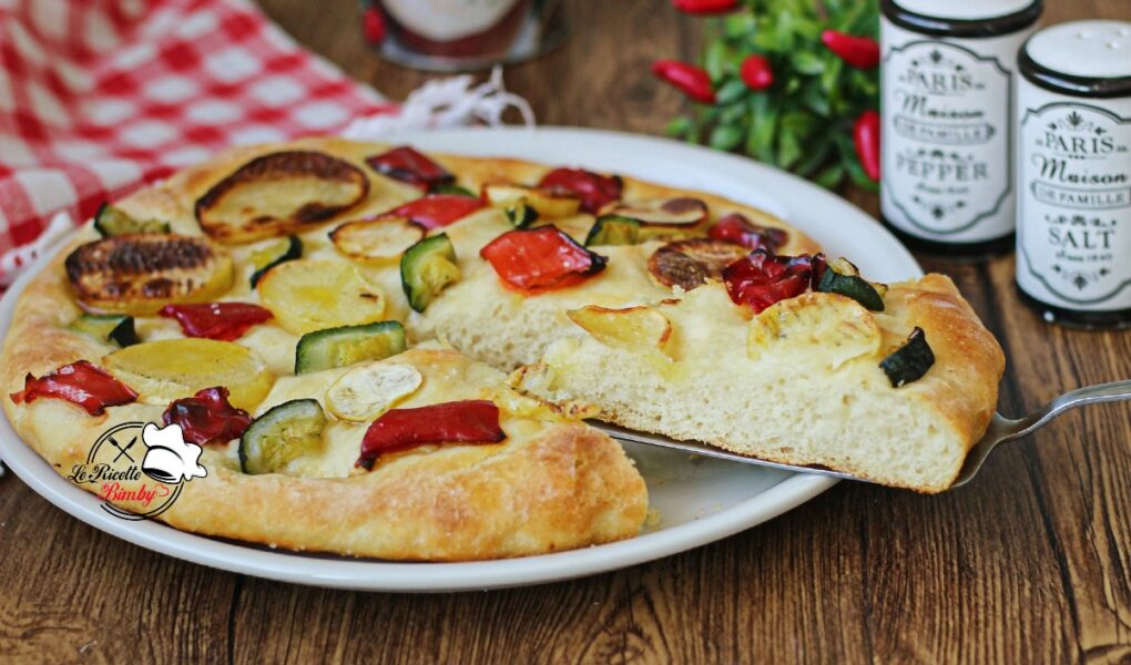 FOCACCIA CON VERDURE GRIGLIATE BIMBY
