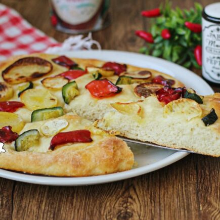 FOCACCIA CON VERDURE GRIGLIATE BIMBY