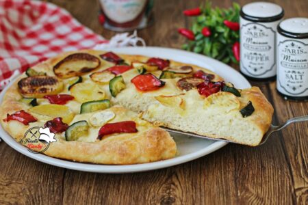 FOCACCIA CON VERDURE GRIGLIATE BIMBY
